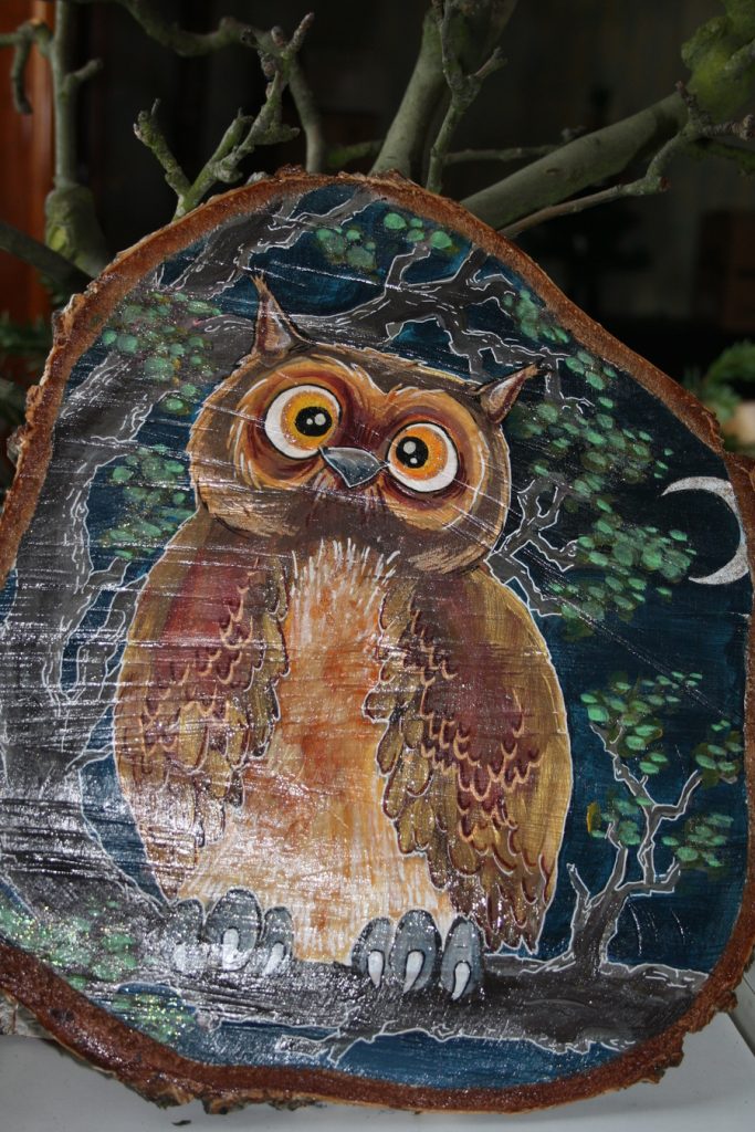 Dessous de plat hibou